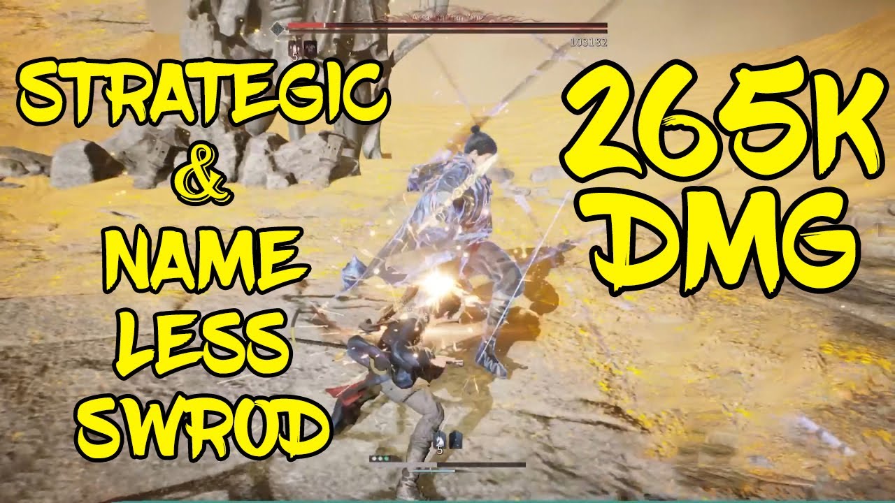 Best Strategic Sword & Nameless Sword DPS Build   Where Winds Meet