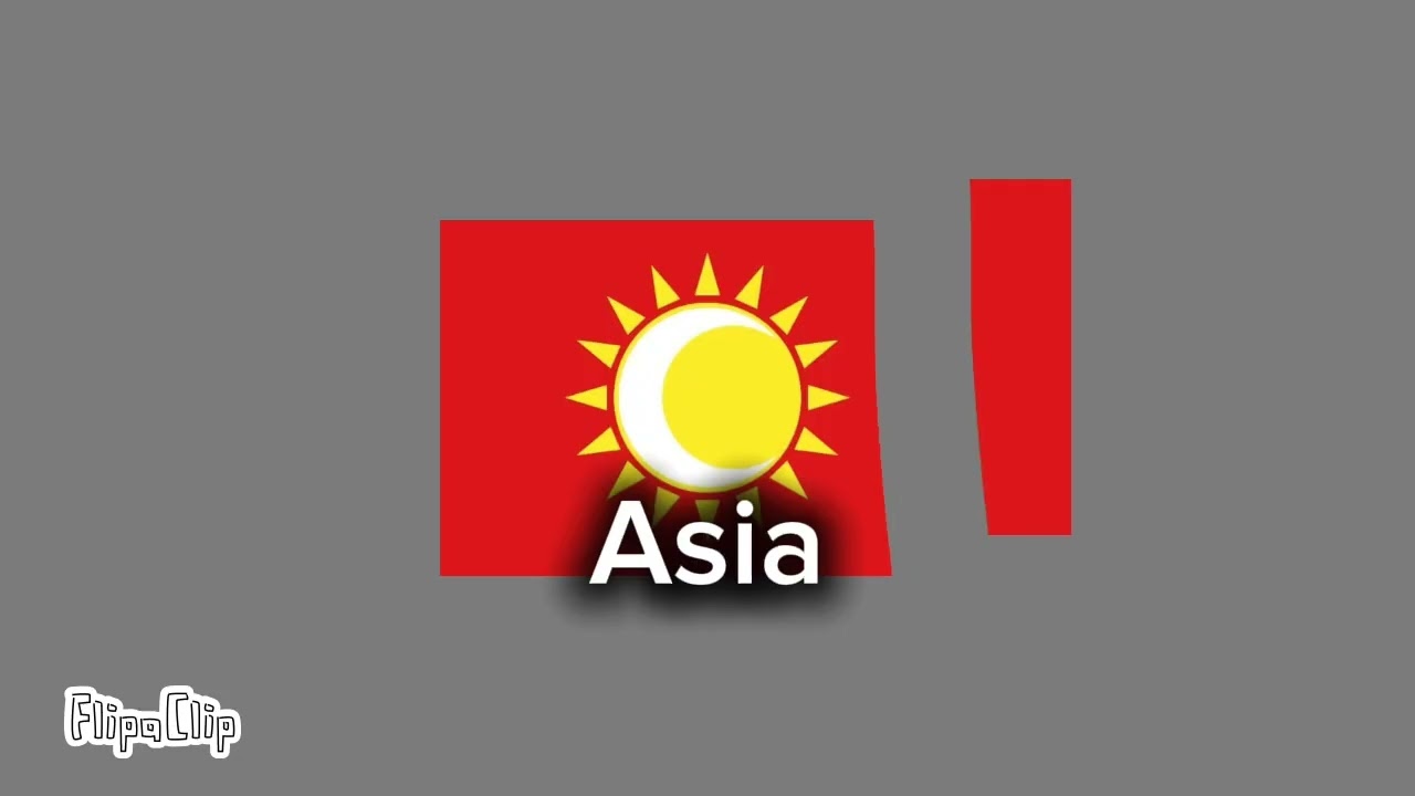 Flag band:continent ￼￼
