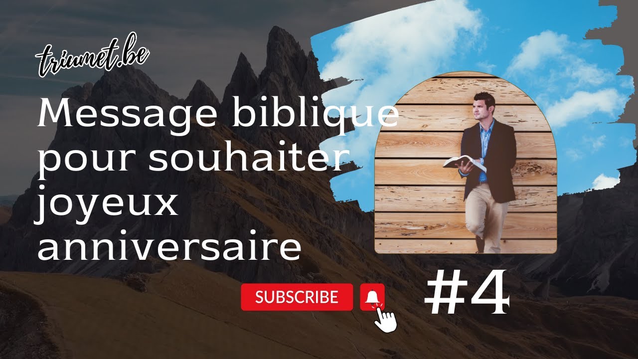 #joyeuxanniversaire #biblique avec parole #4 F&eacute;liciter un croyant &agrave; l'occasion de son anniversaire.