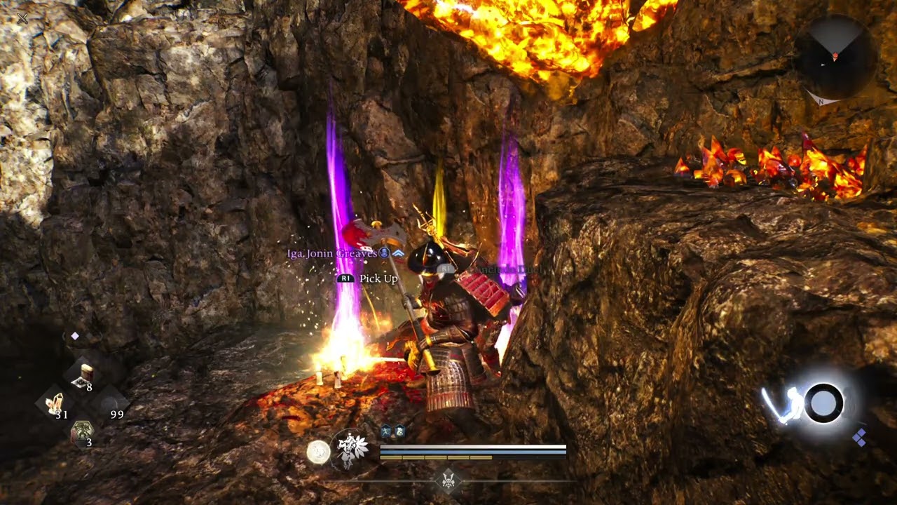 The first region where you can easily and quickly level up your character Nioh 3.