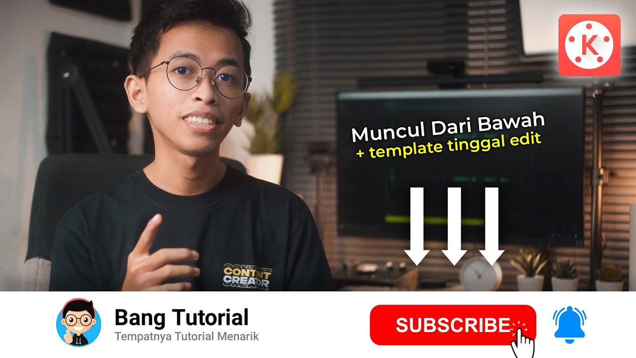 Cara Membuat Animasi Tombol Subscribe dan Lonceng Terbaru di Hp Android | KINEMASTER TUTORIAL #57