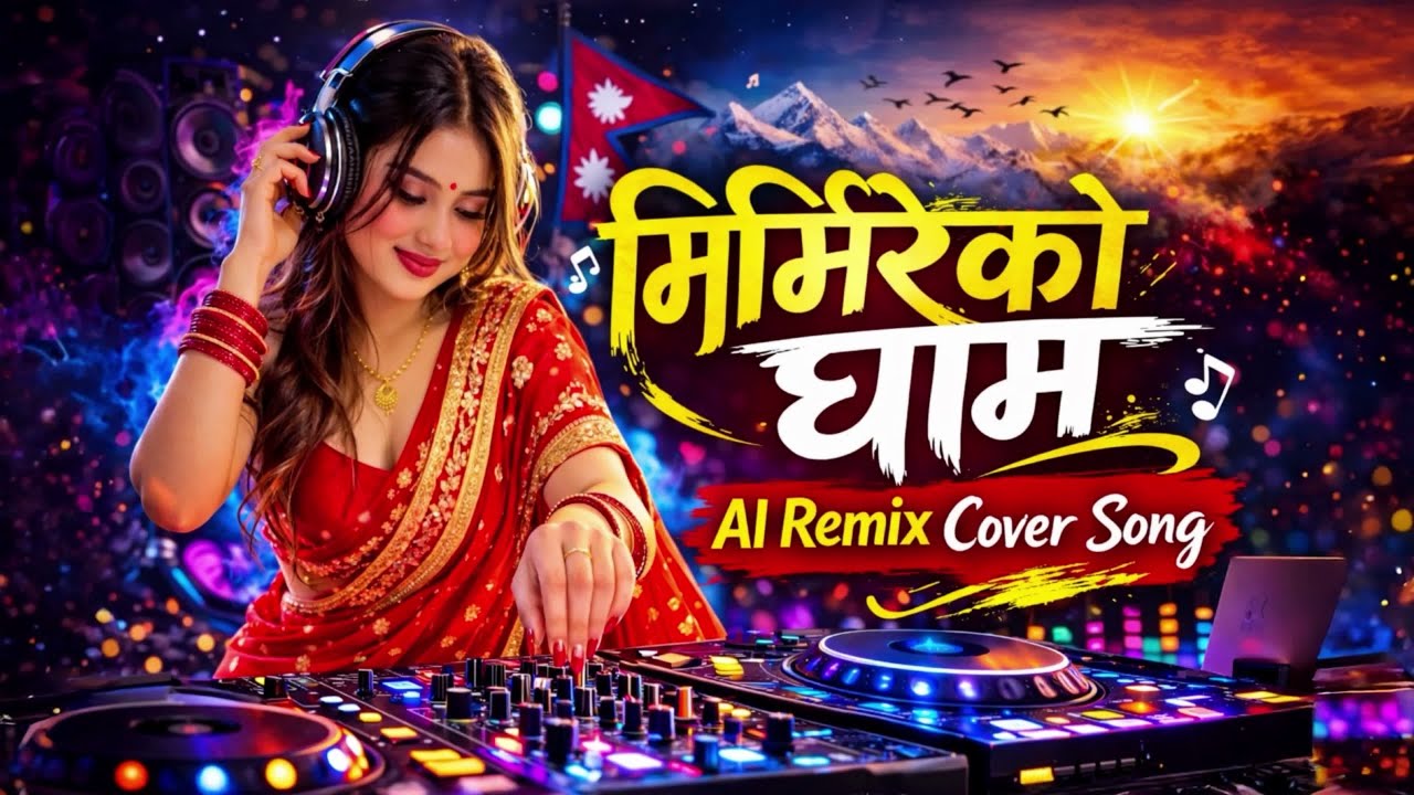 मिर्मिरेको घाम | Mirmire Ko Gham | Nepali AI Remix Cover Song 2026