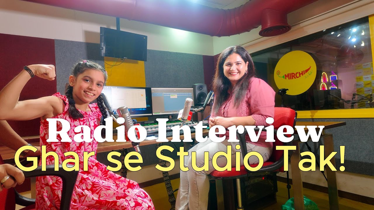 Radio Interview Vlog 🎙️ | Ghar Se Studio Tak Full Journey!