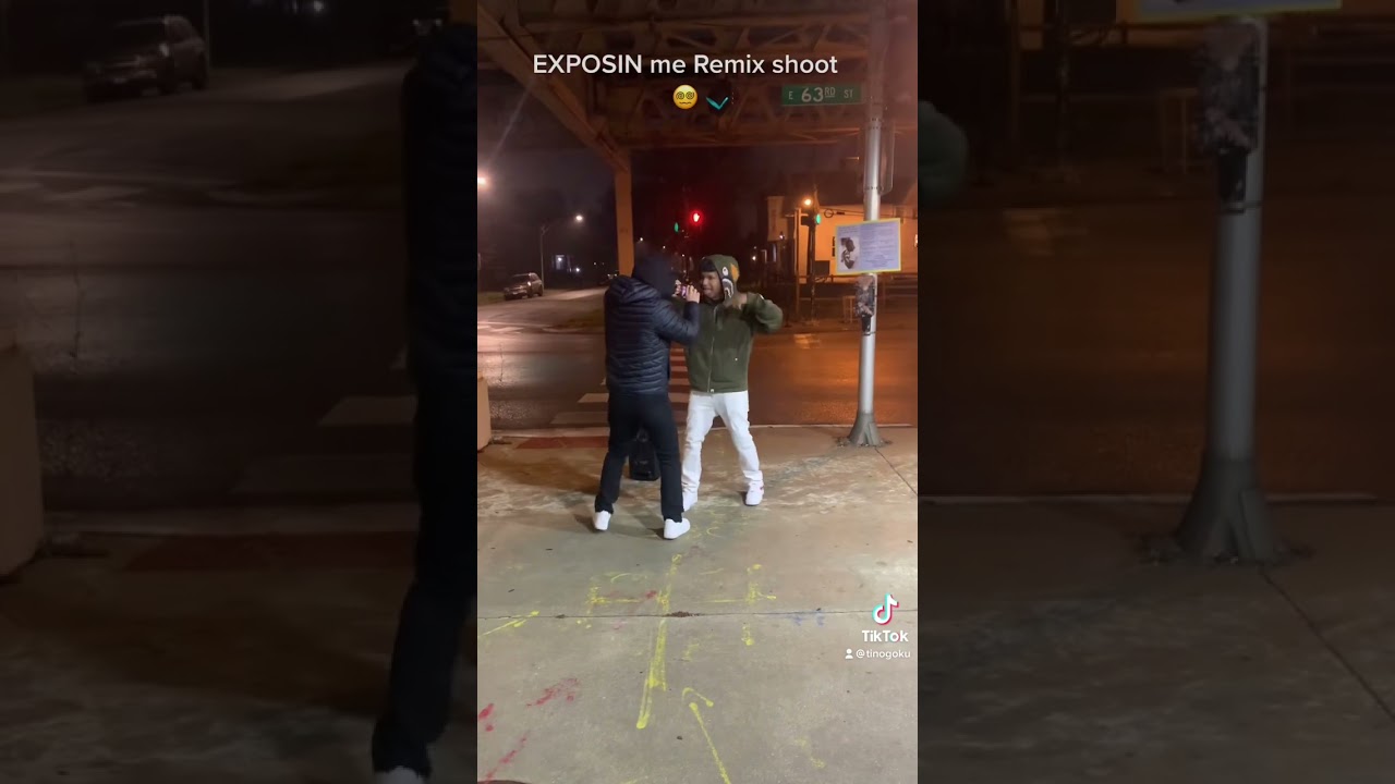 Mexicans shoot exposing me remix outside of 63rd😱🇲🇽