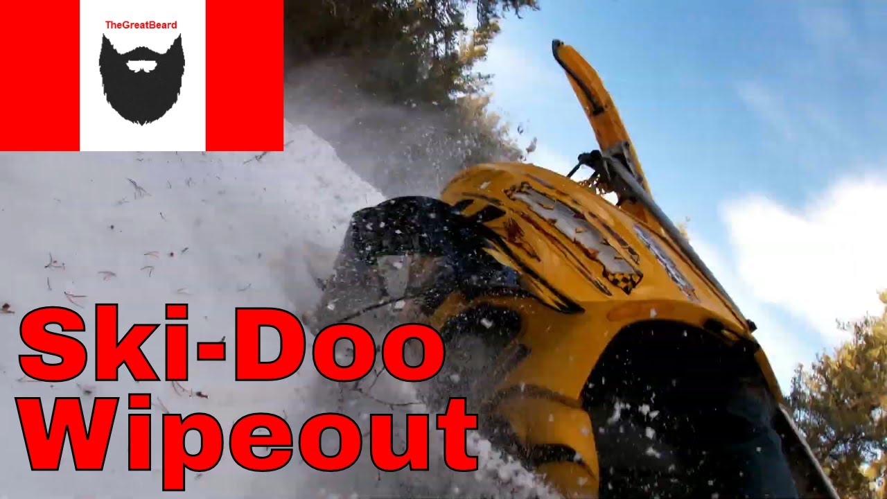 Snowmobile Fail 2019 - WIPEOUT ON ICE!!