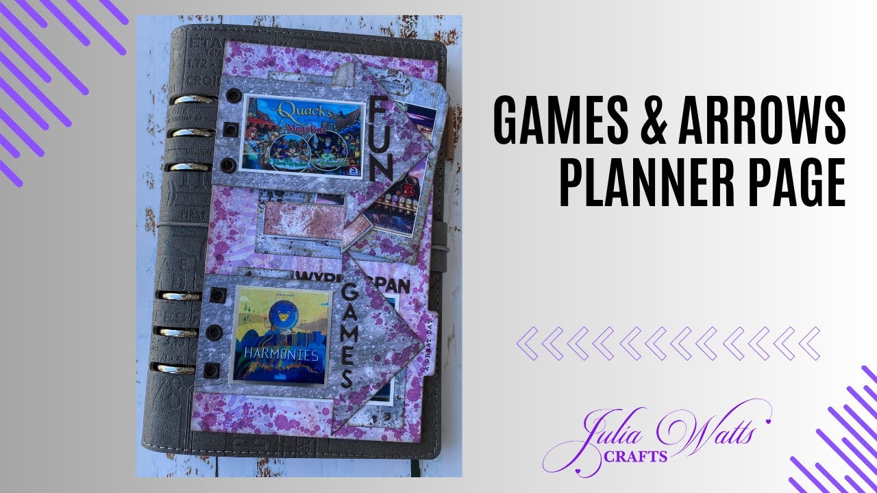 Elizabeth Craft Designs - Games & Arrows Planner Page
