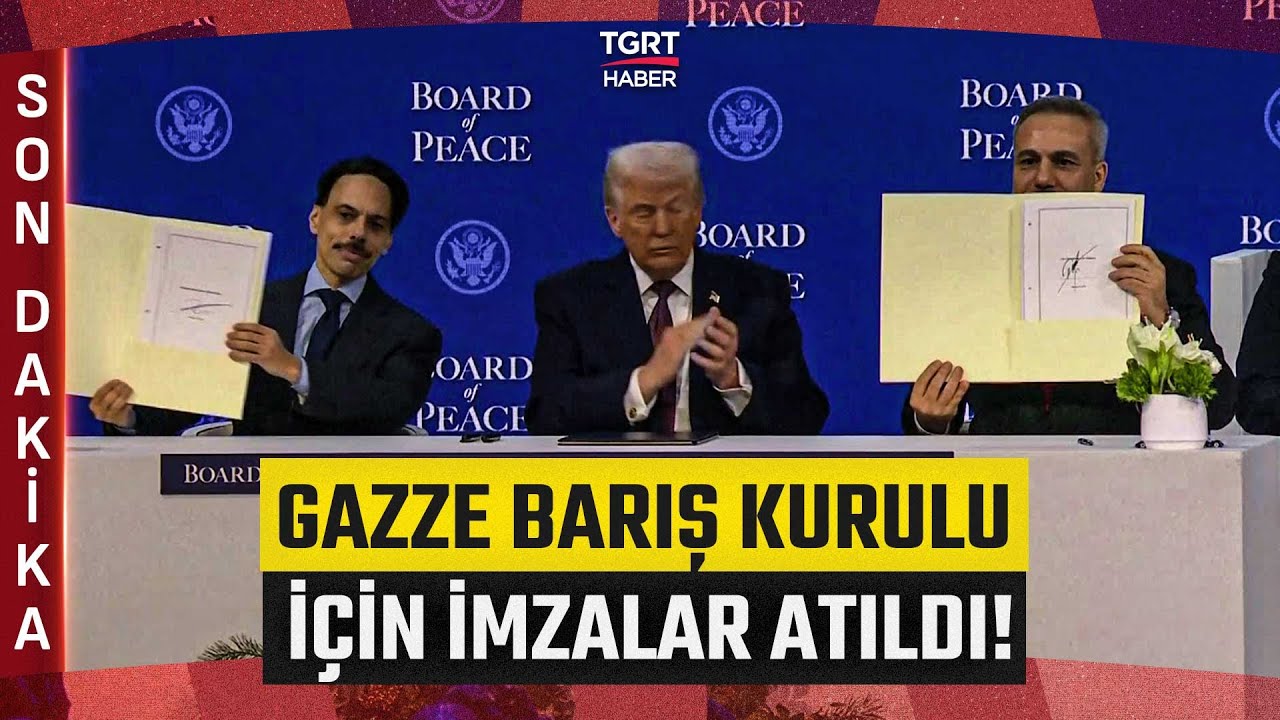 #SONDAKİKA | Gazze Barış Kurulu İçin İmzalar Atıldı: Gazze'nin Doğru Şekilde Yönetilmesini İstiyoruz
