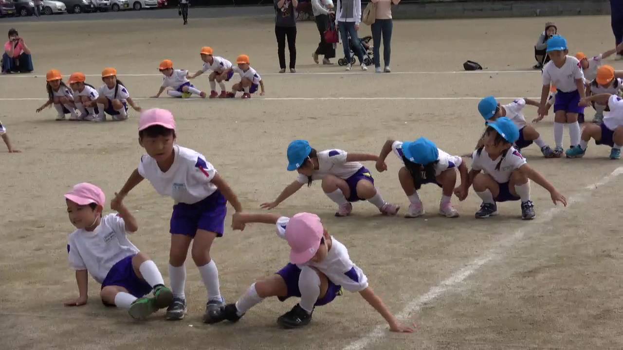 手賀の丘幼稚園・保育園　2016　運動会　年長組　組体操
