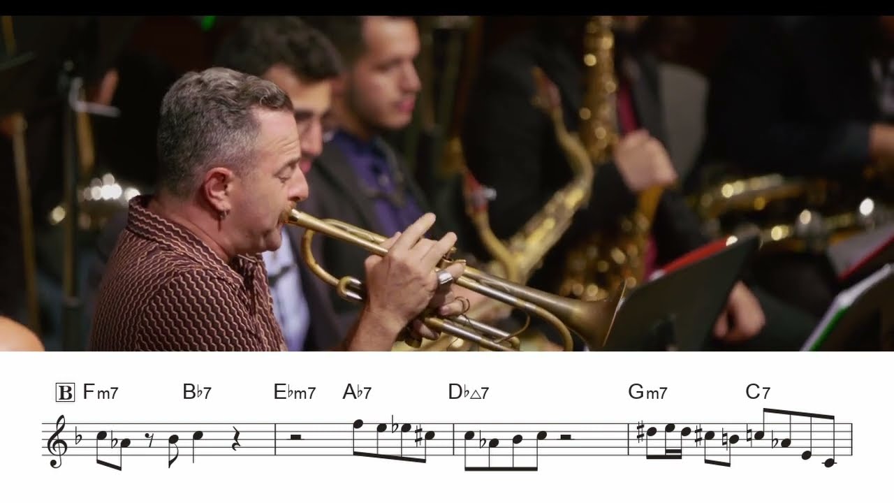 【Daahoud】Avishai Cohen Trumpet solo(Transcription) inB♭