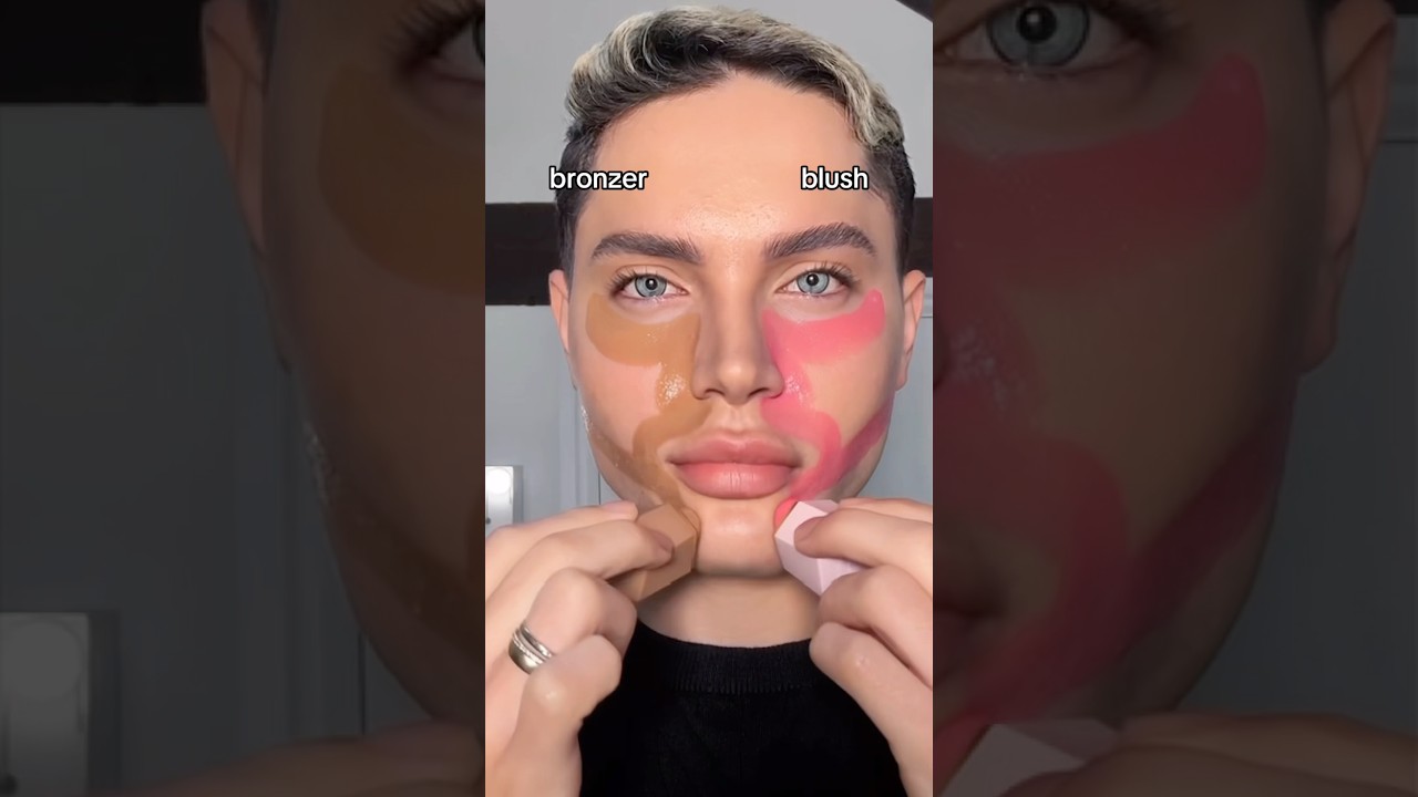 Бронзер против румян 🤯 какая сторона вам больше нравится?🤎🩷