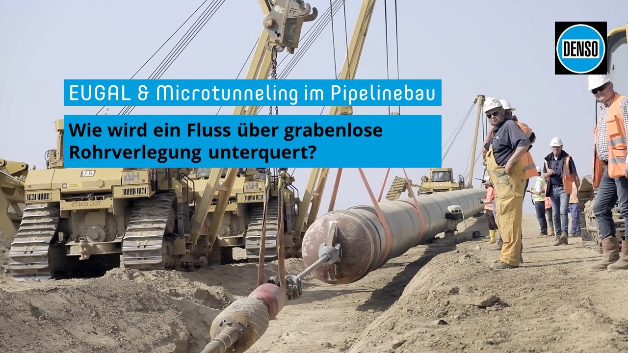 EUGAL & Microtunneling im Pipelinebau: Wie wird ein Fluss über grabenlose Rohrverlegung unterquert?