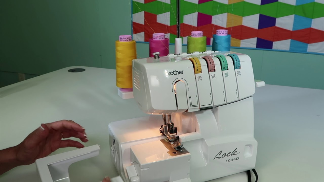 Brother 1034D Serger 3 Machine Overview & Tour