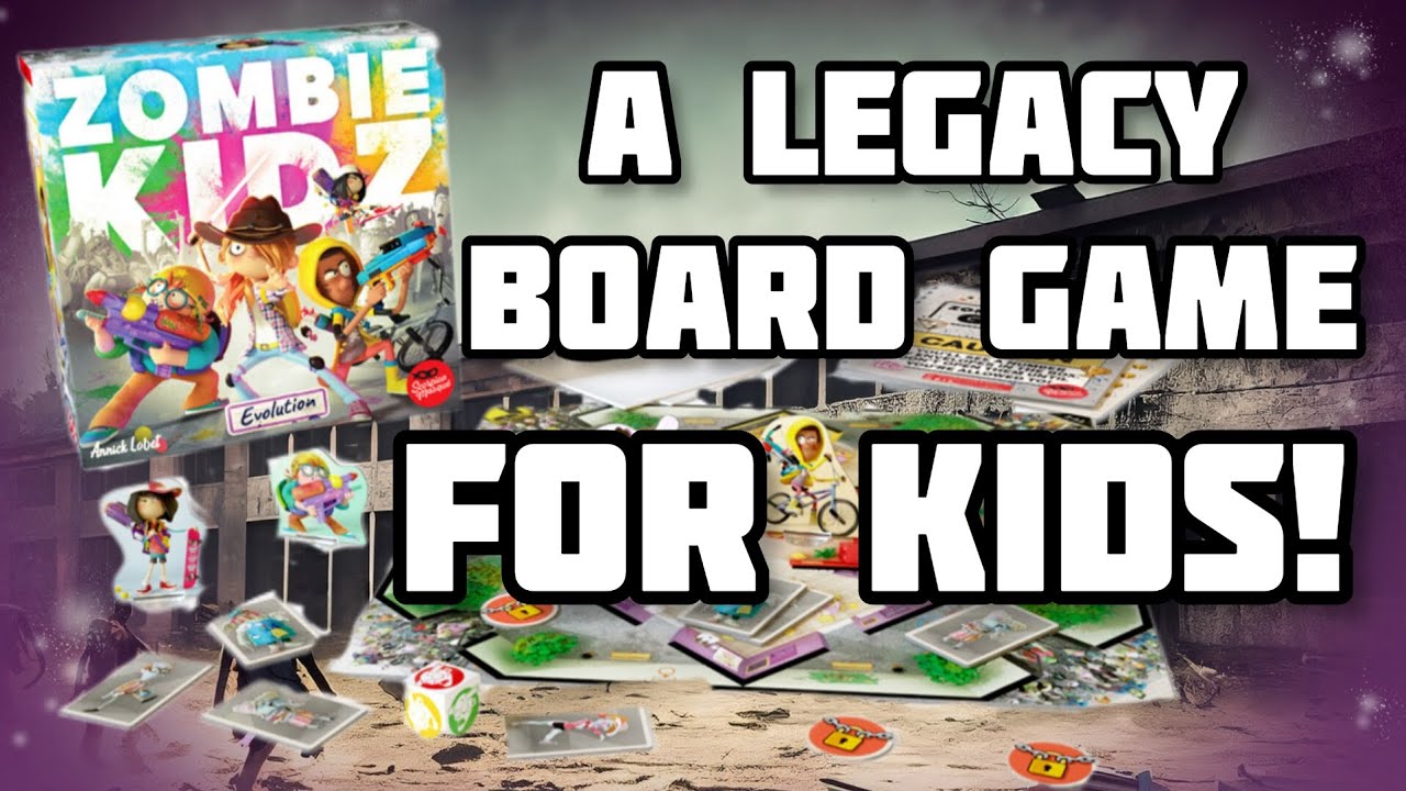 Zombie Kidz is a perfect Legacy Board Game for families!