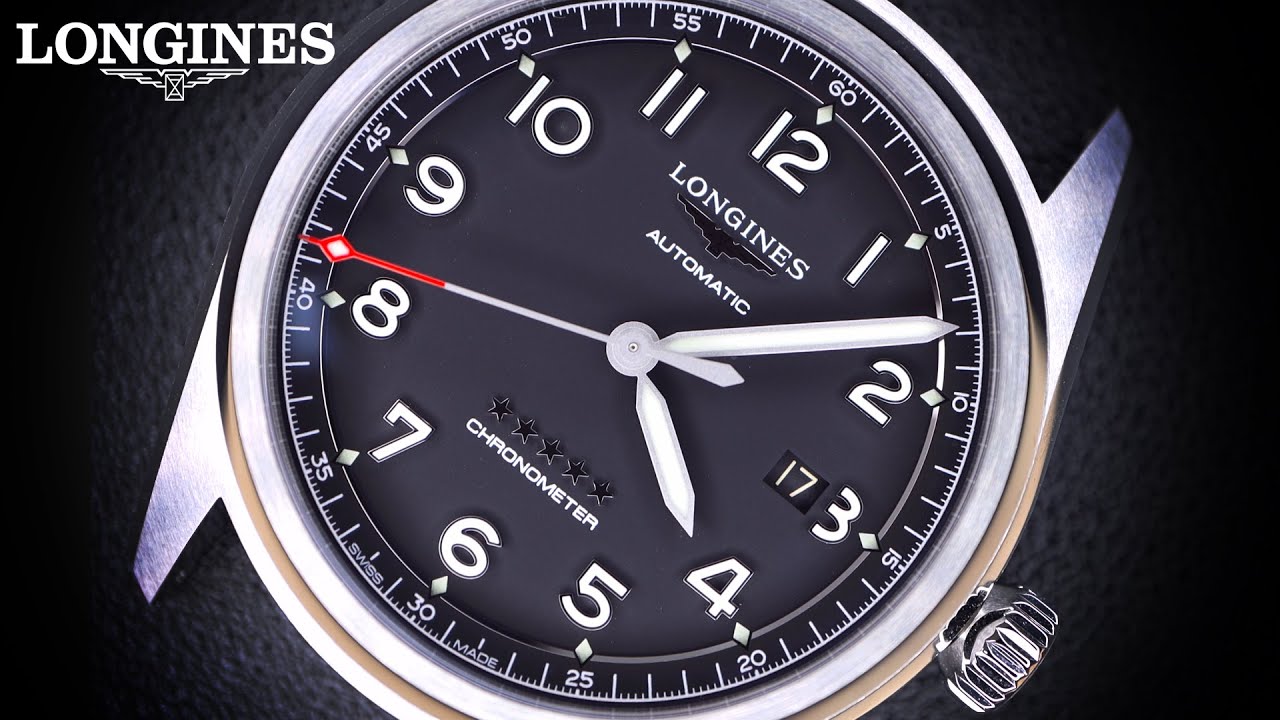 Полный обзор LONGINES SPIRIT (42 мм, черный циферблат, Prestige Edition)