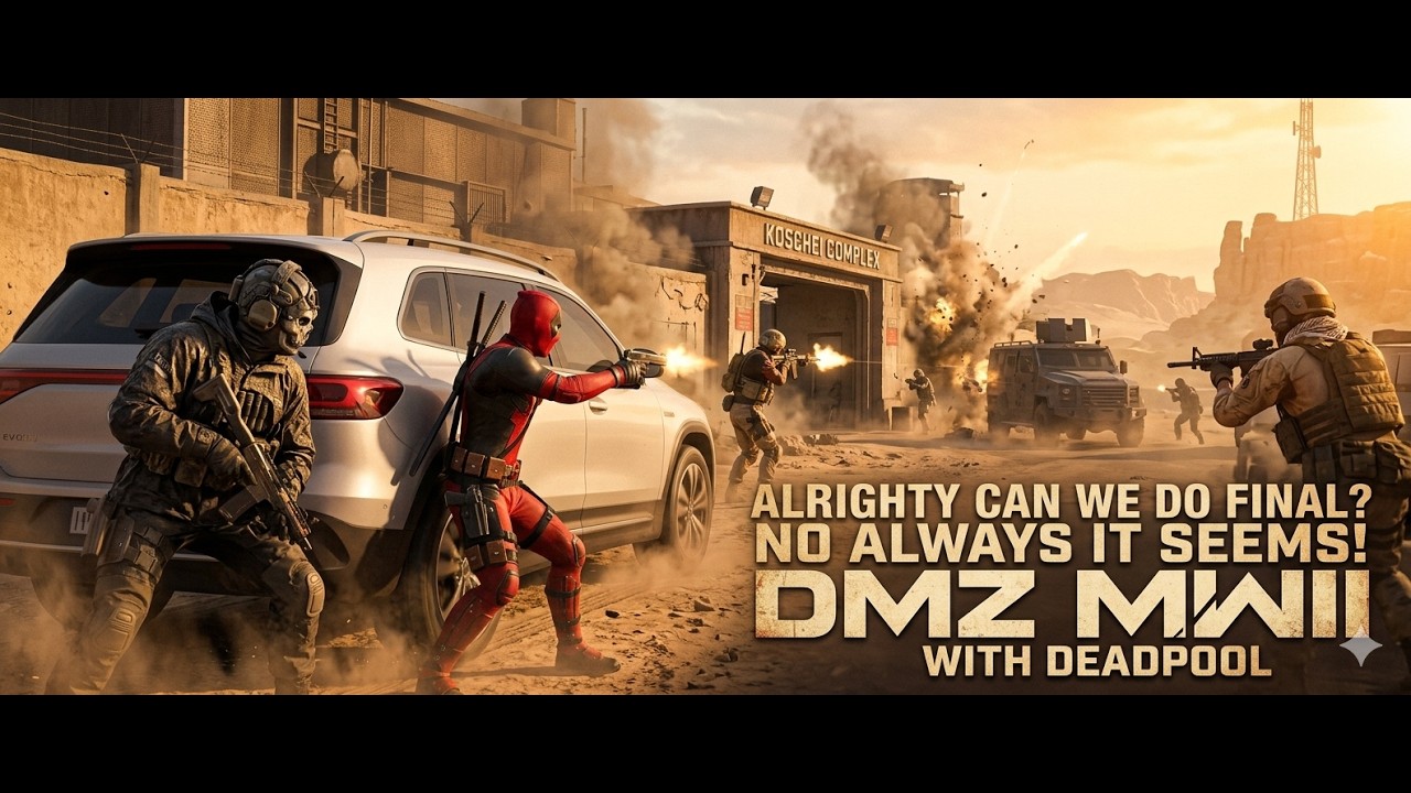 Alrighty can we do Final? NO Always it Seems!  DMZ MWII ! with Deadpool