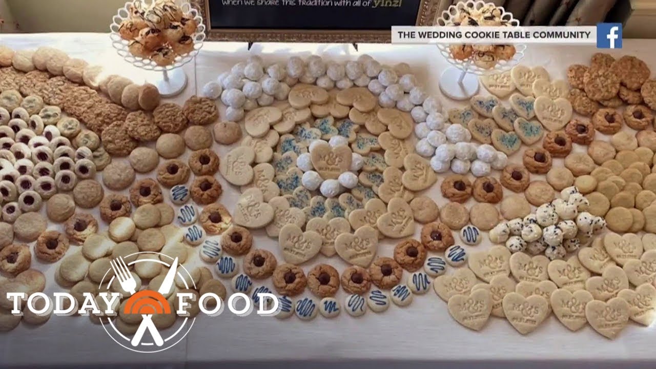 Inside the tradition of the wedding cookie table