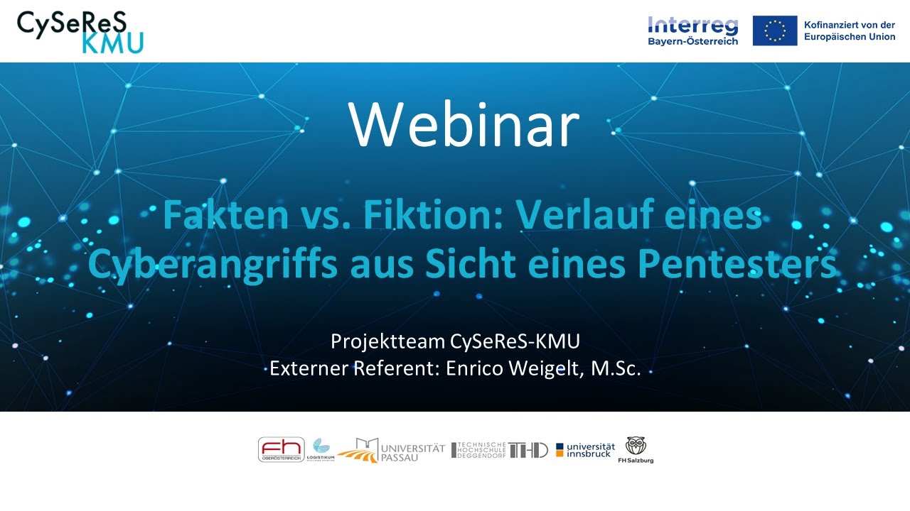 CySeReS-KMU: Webinar 