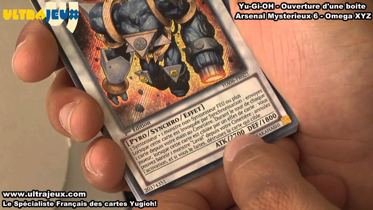 Yugioh! 2012 Edition Arsenal Mysterieux 6 - Omega XYZ - www.ultrajeux.com (Open The Box)