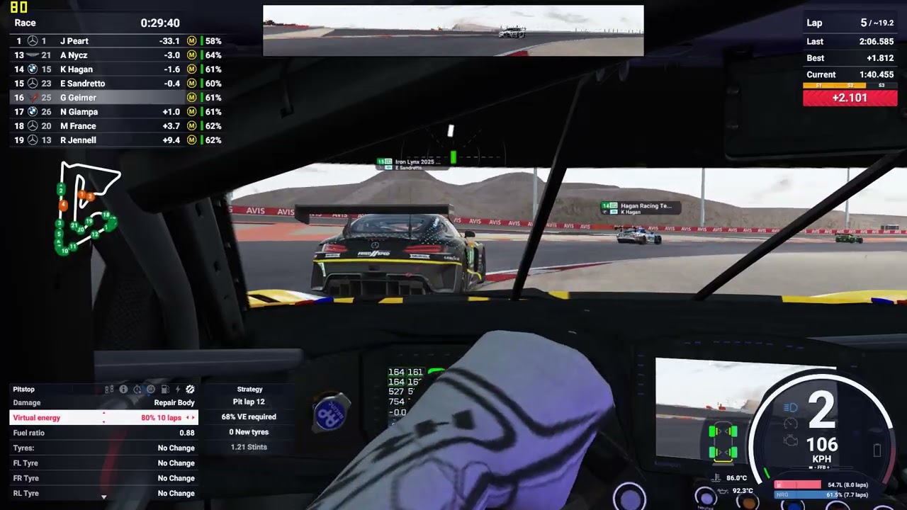 ELMS Sprint at Bahrain with Corvette
