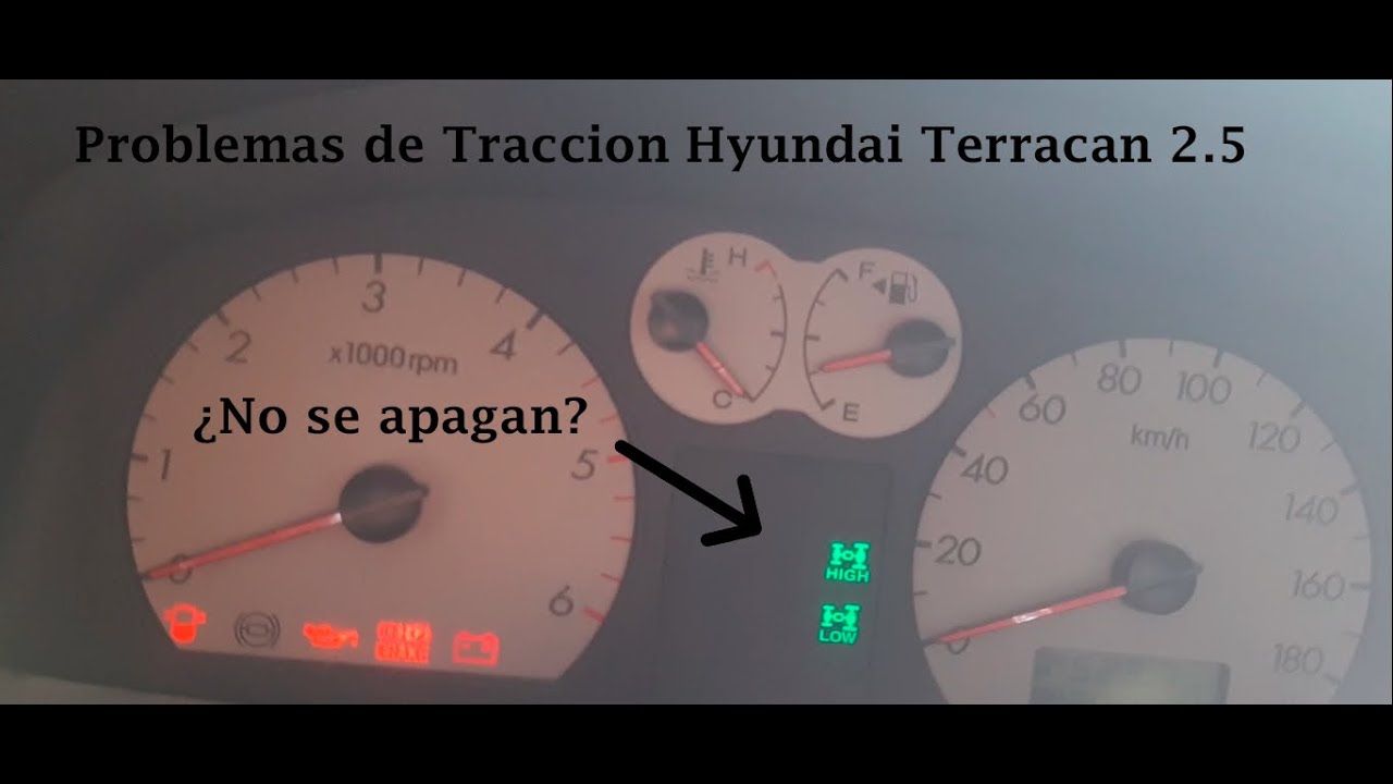 Problema de Tracción Hyundai Terracan 2.5