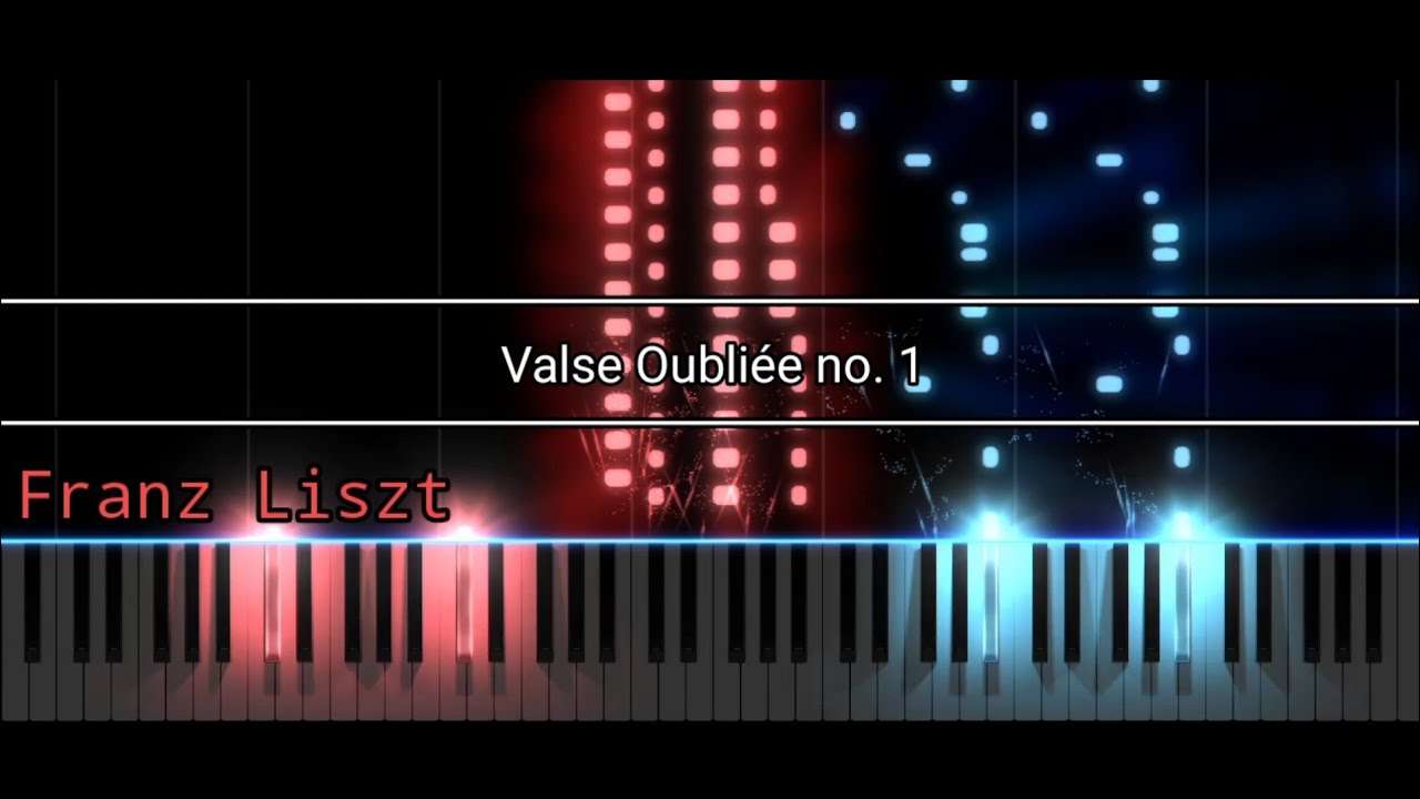 Franz Liszt - Valse Oubliée - Synthesia LED Effects