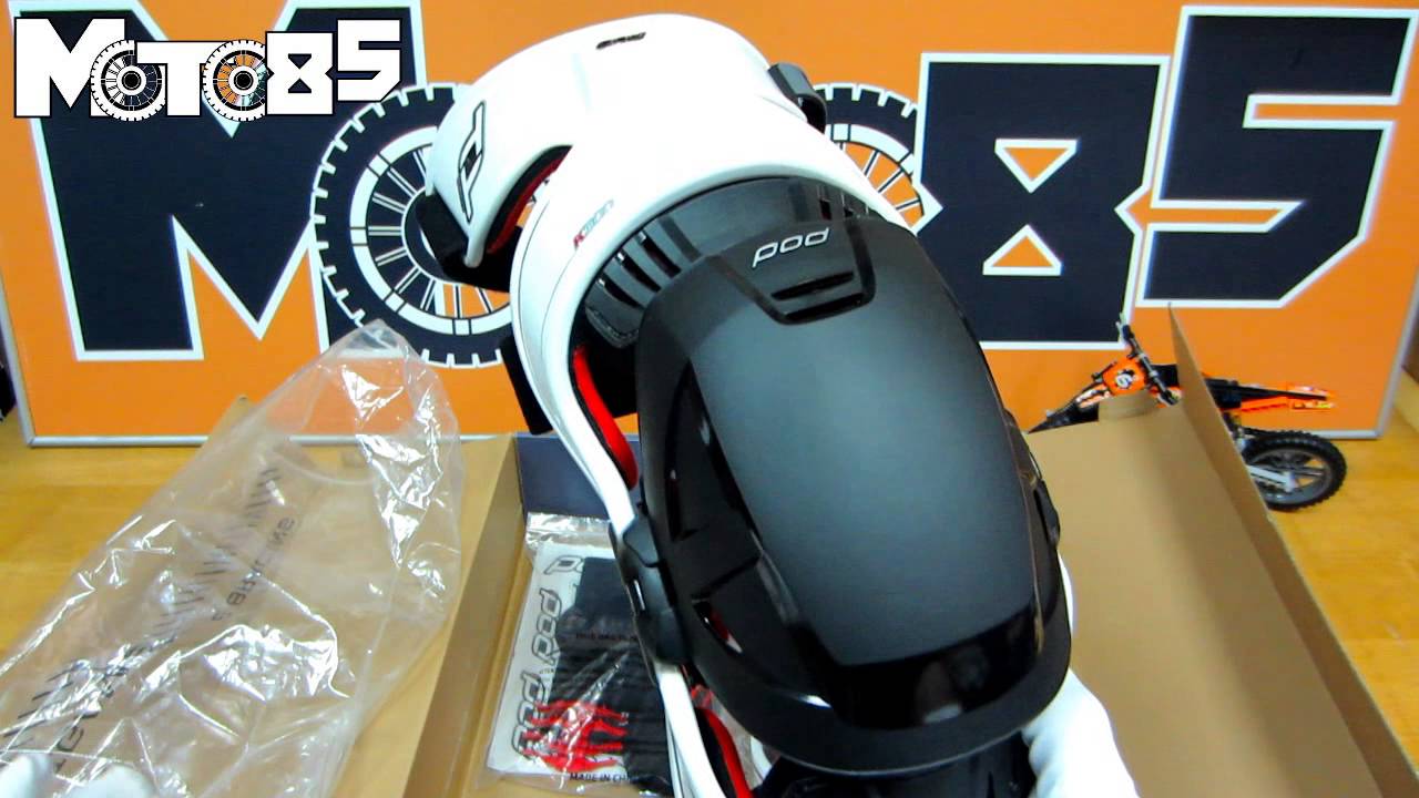 Обзор защиты колена POD K300 MX от Moto85.ru