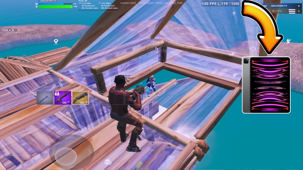 Mobile Player Destroys EU Lobby on iPad Pro 120FPS