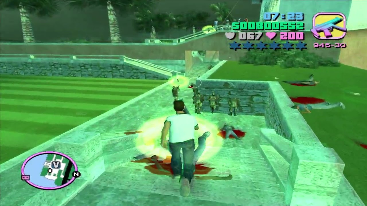 GTA: Vice City - Gang War at the Vercetti Mansion