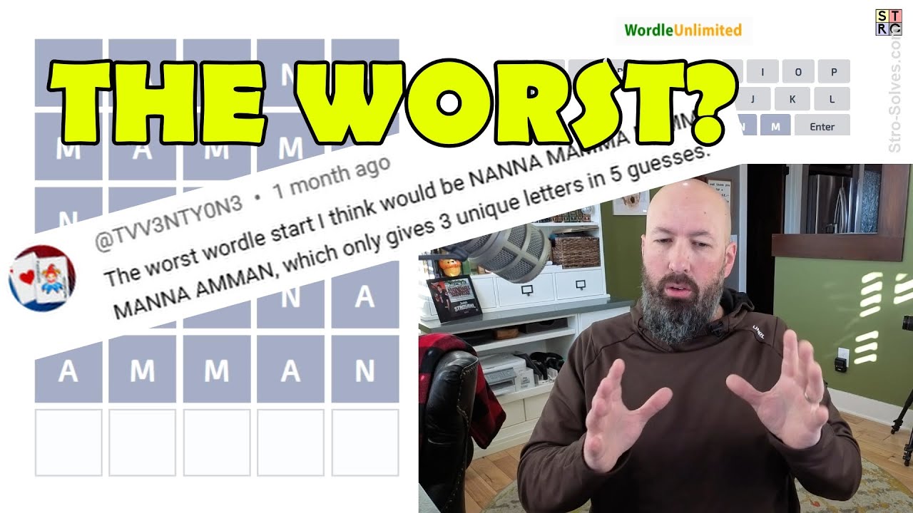 Is this the 'Worst Wordle Start'?