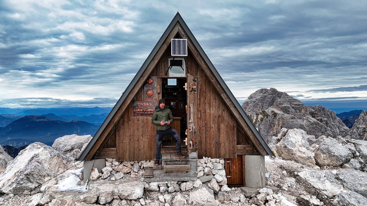 Biwakhütte auf 2531M - Luca Vuerich - Vorzeitiger Abstieg