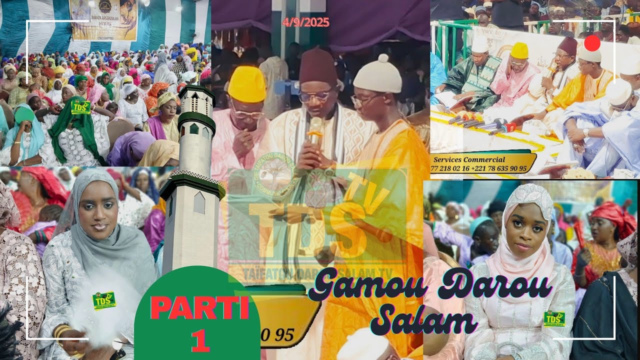 Partie 1: Gamou Darou Salam 2025 Elhadji Modou Ndao ibnou Mansour Omar Ndao Borom....