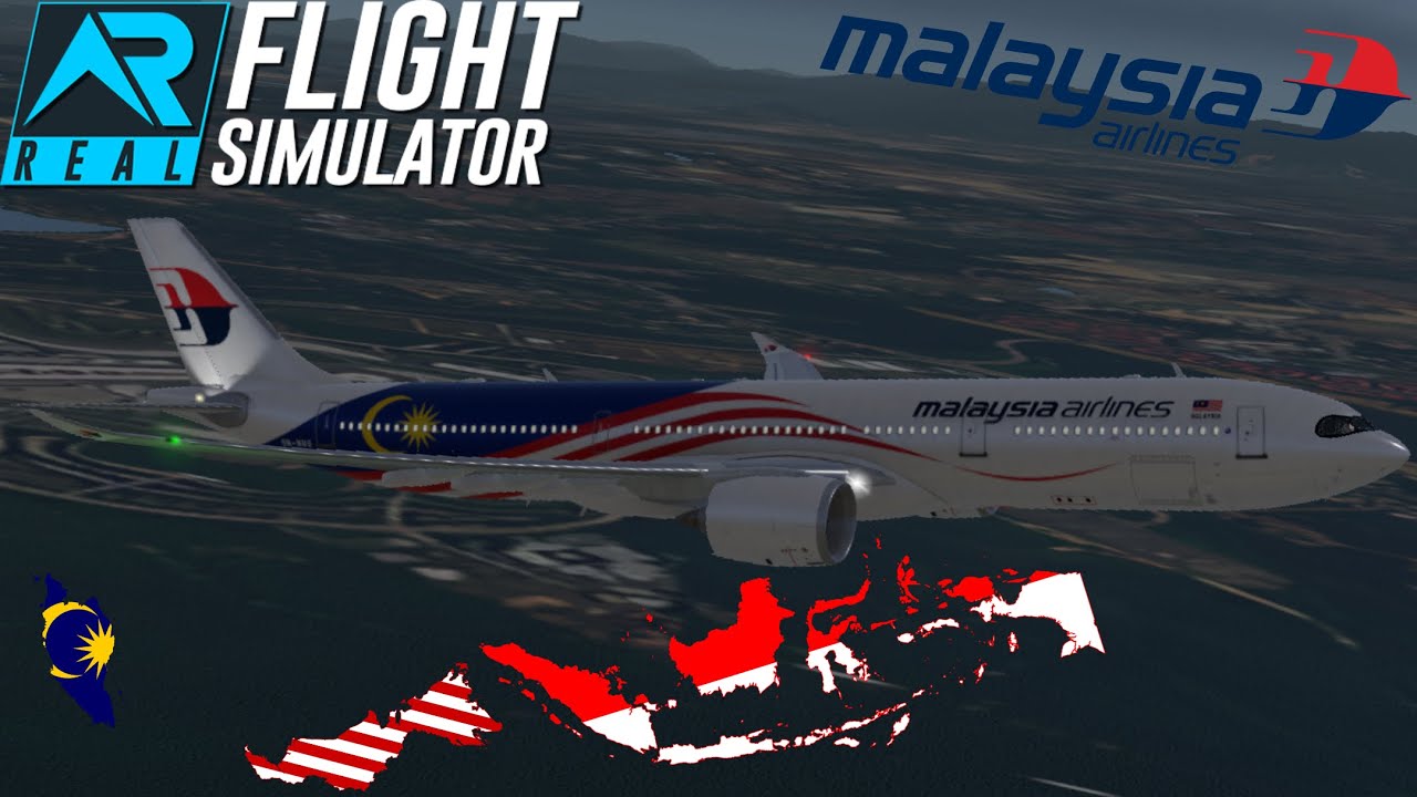 Real Flight Simulator | Kuala Lumpur (KUL) - Denpasar (DPS) | Malaysia Airlines A330-900