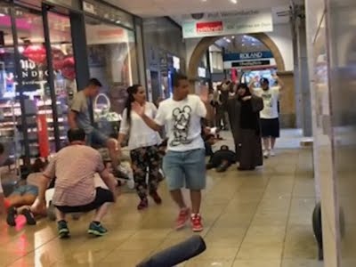 Raw: Store Evacuation During Munich Shooting