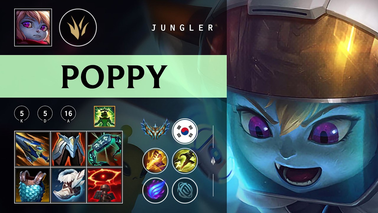 Poppy Jungle vs Vi - KR Challenger Patch 26.04