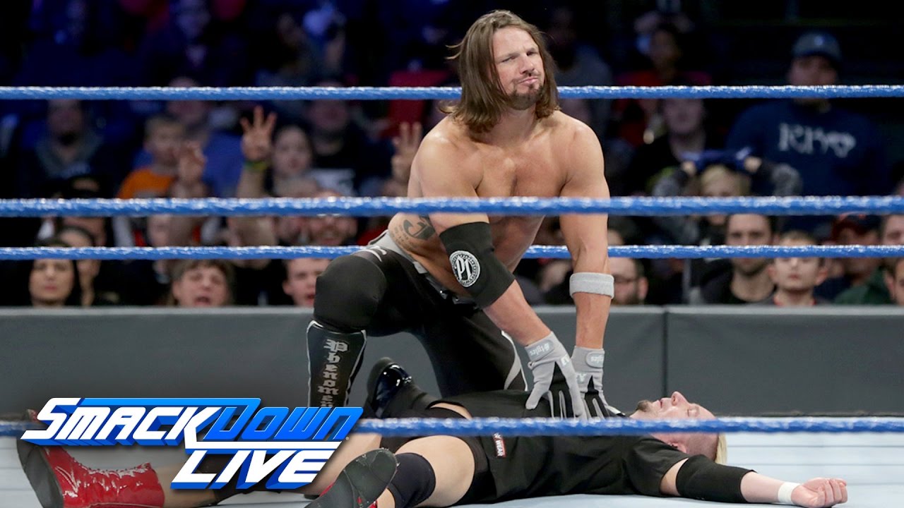 James Ellsworth vs. AJ Styles - WWE Championship Match: SmackDown LIVE, Dec. 20, 2016