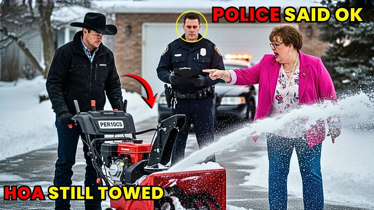 HOA Had My Snowblower Towed From My Driveway — After Police Said I Was Allowed