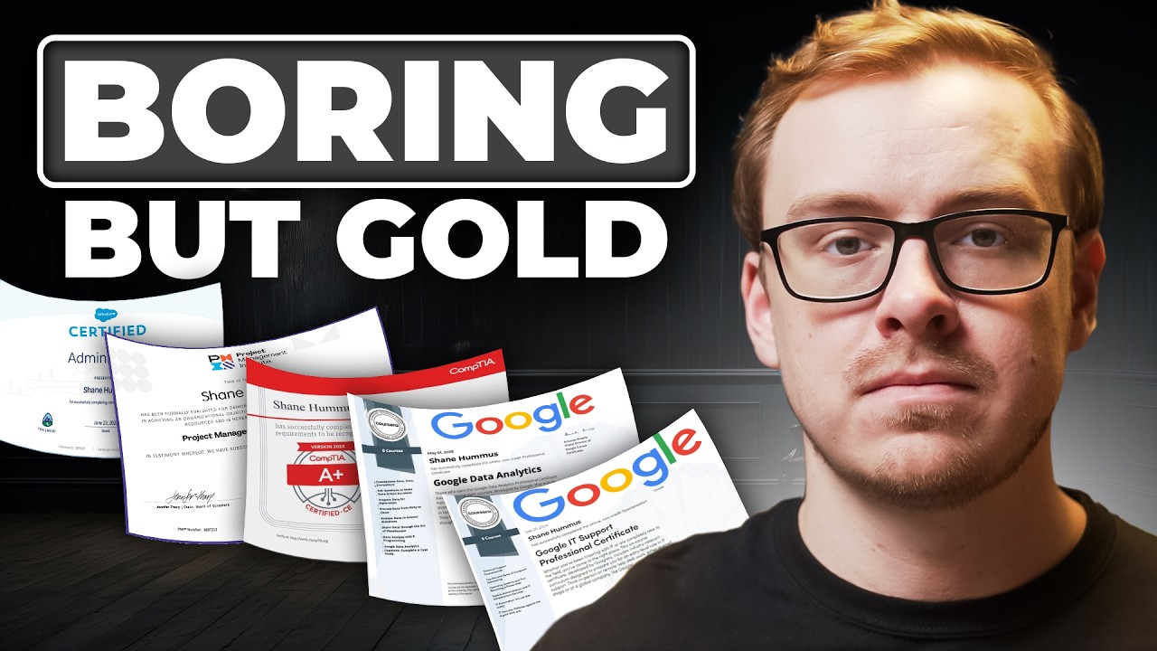 5 Boring CERTIFICATIONS But They're Career Gold