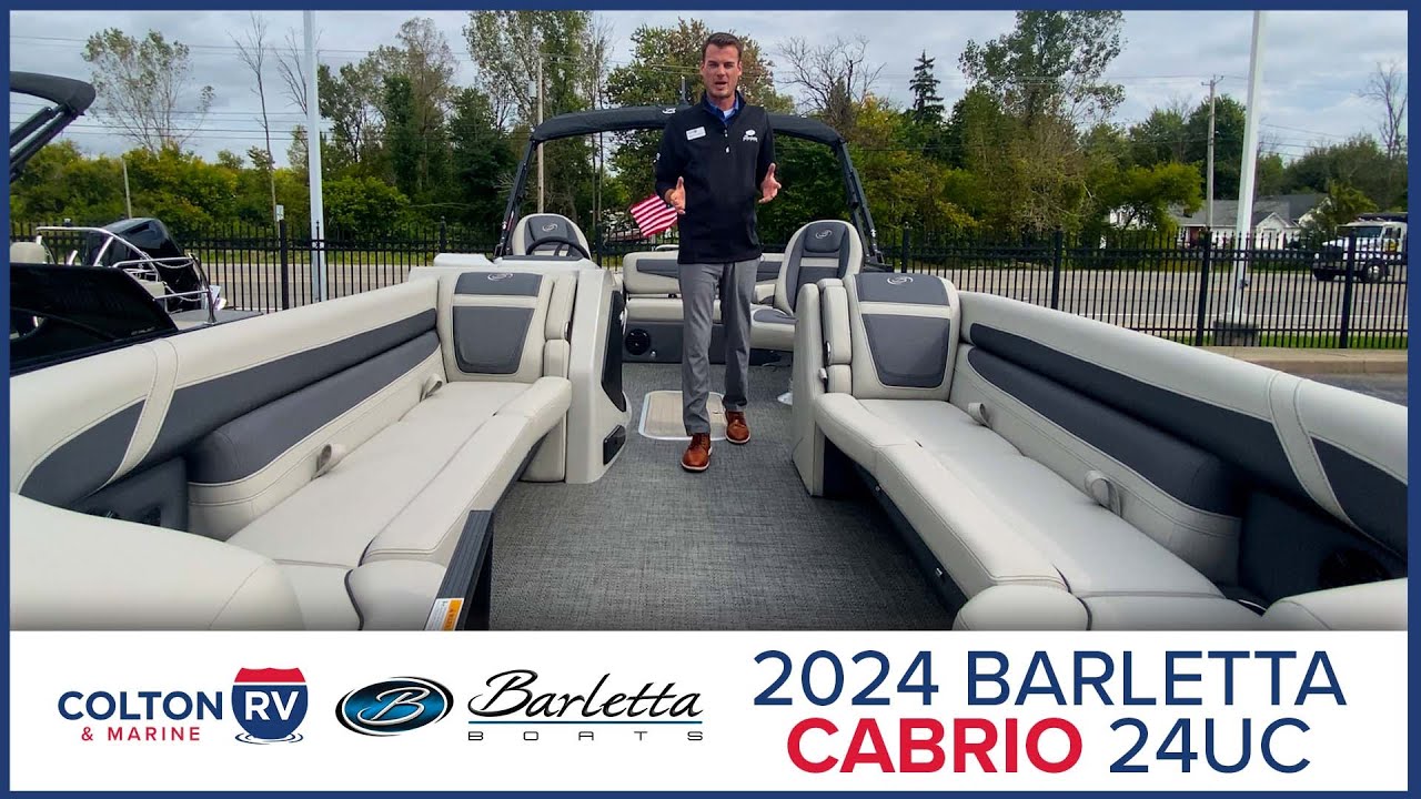 2024 Barletta Cabrio 24UC Pontoon Boat Tour