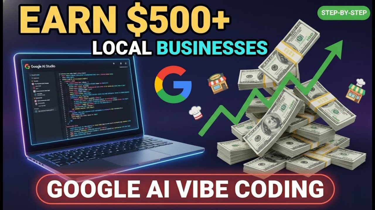Заработайте более 500 долларов США на местных предприятиях с помощью Google AI Studio Vibe Coding