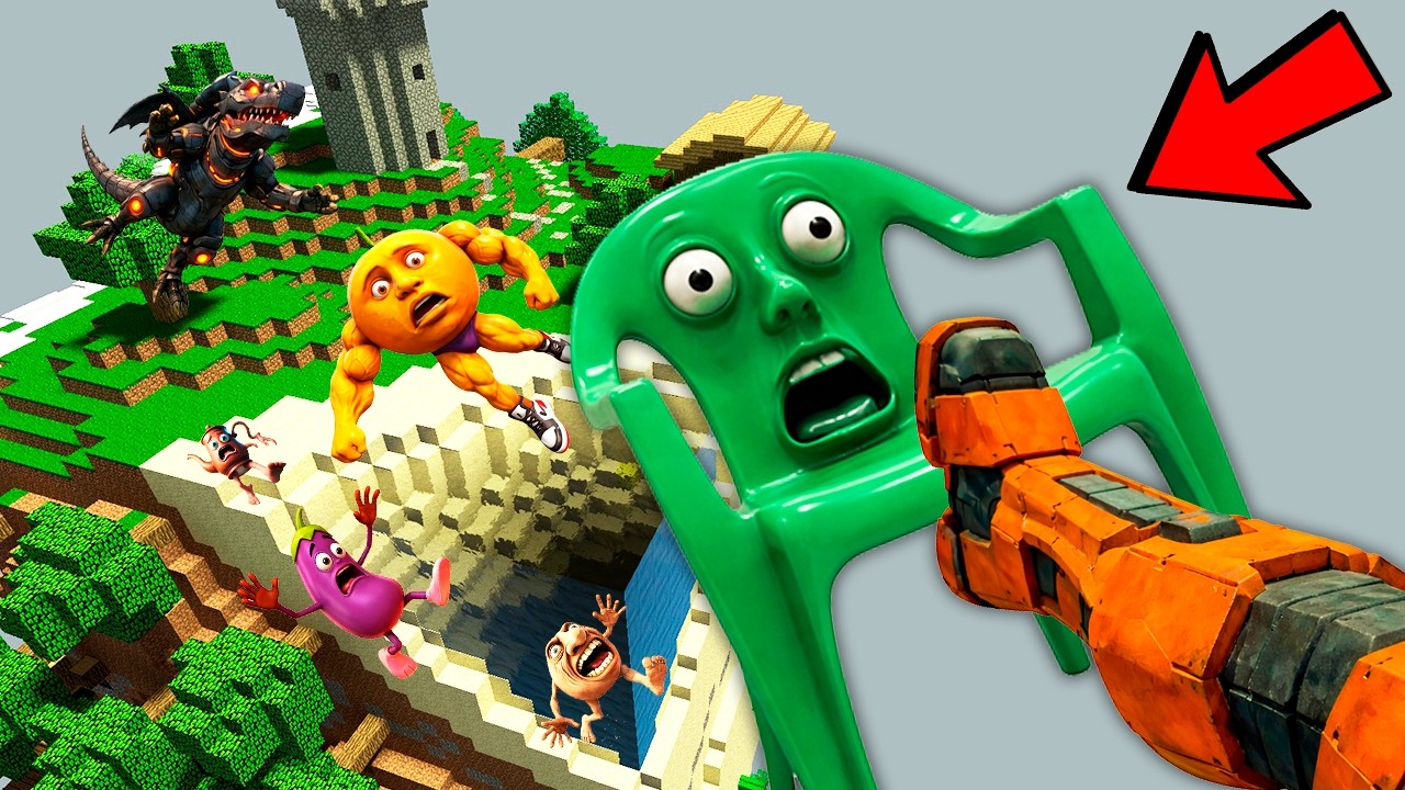 Spartan Kicking ALL Brainrot Italian Memes in a Minecraft - Garry's Mod