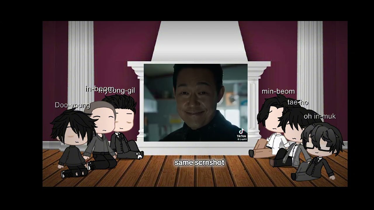 Gacha club ll past bloodhounds react to geon-woo anf woo-jin
