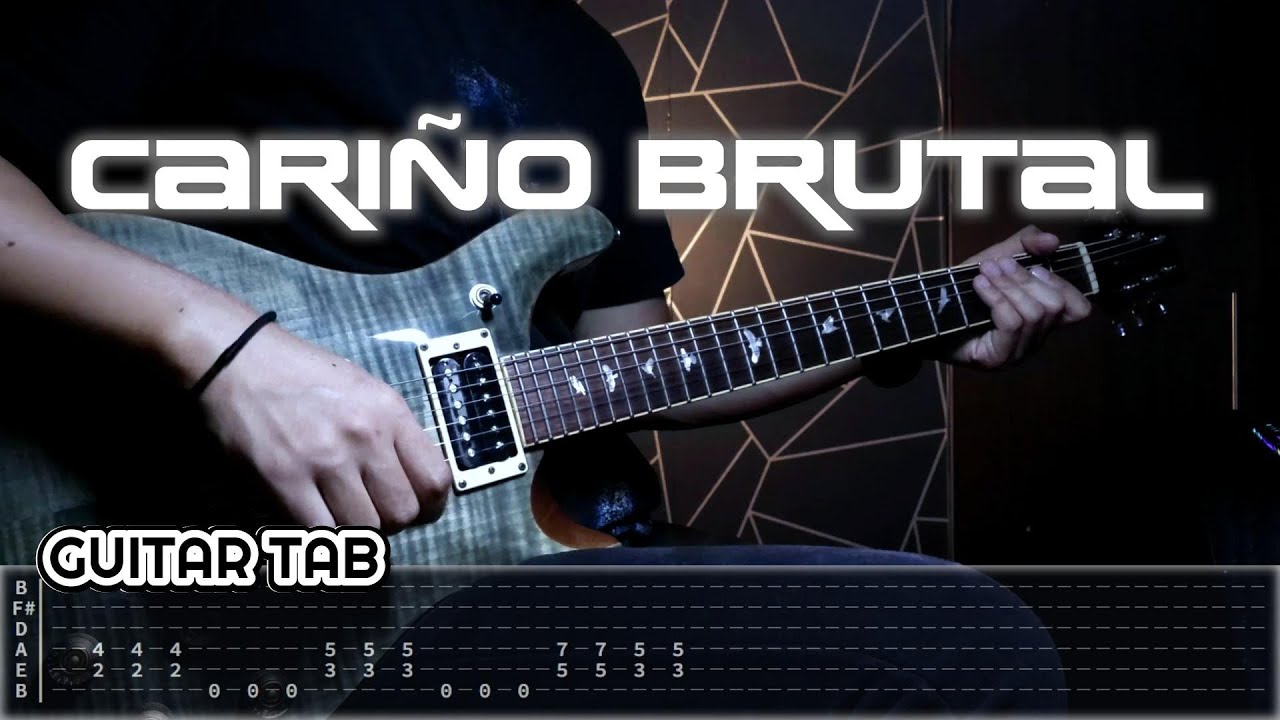 SLAPSHOCK - CARIÑO BRUTAL | guitar cover with tab