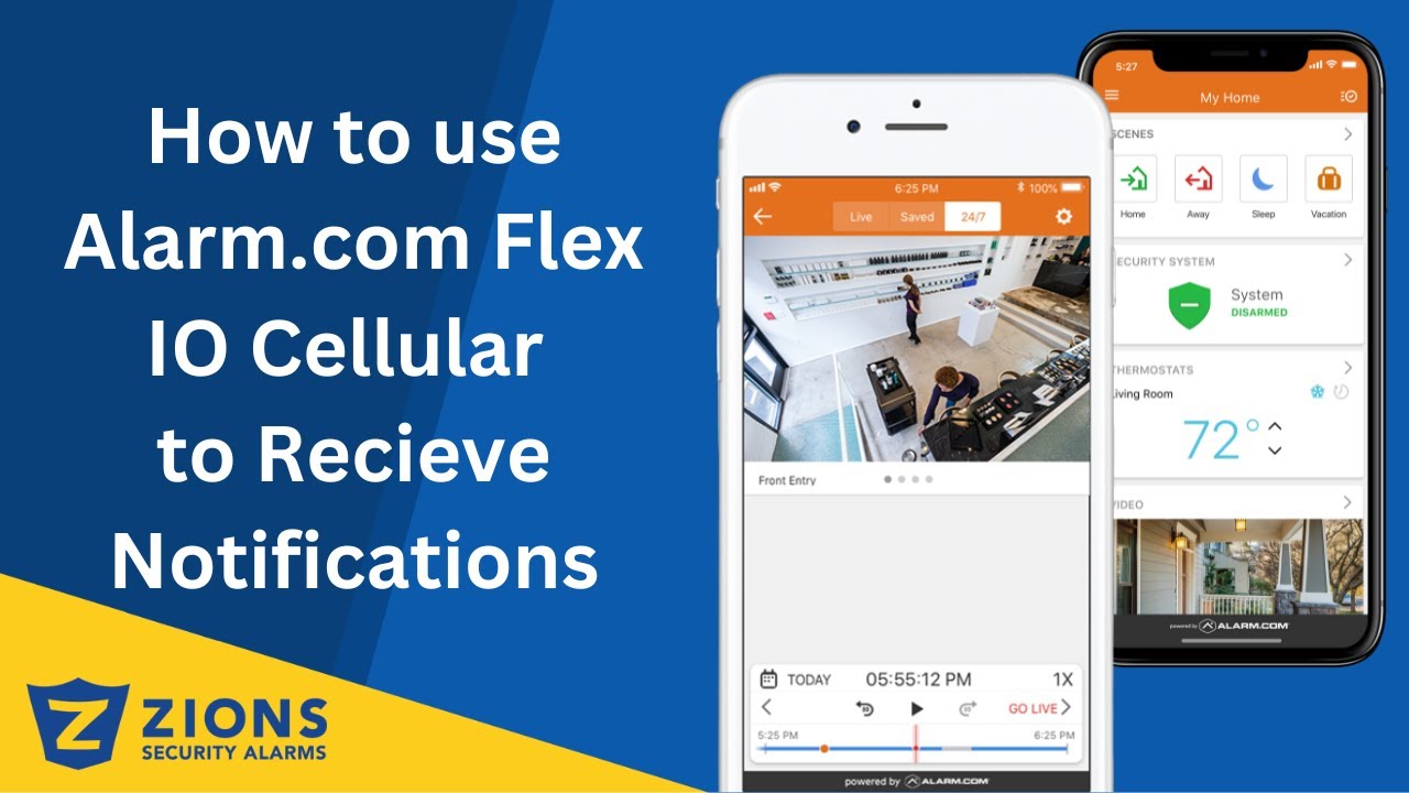 Using the Alarm.com Flex IO Cellular Sensor to get Notifications