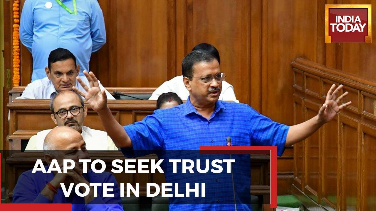 Arvind Kejriwal To Take Majority Test Today In Delhi Assembly At 11 AM