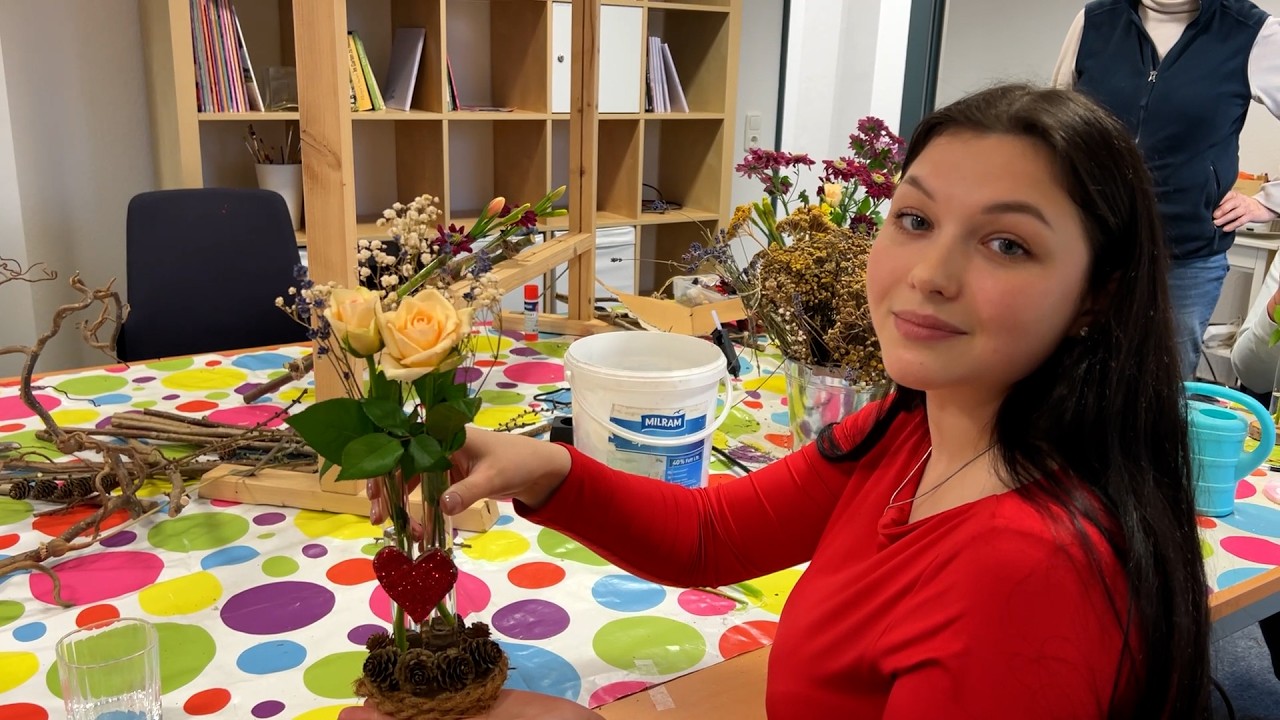 FEmiN-Teilnehmerinnen bereiten sich auf den Valentinstag vor!