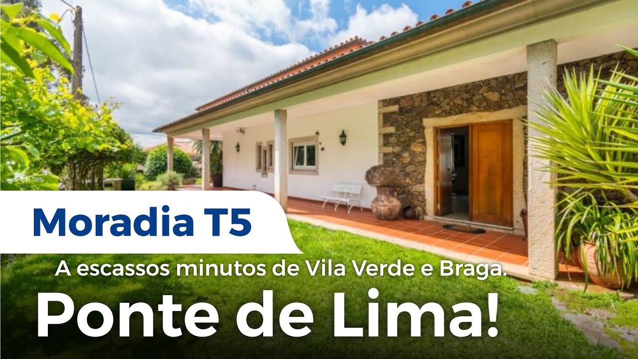 Fantástica Moradia T5 de Luxo em Ponte de Lima
