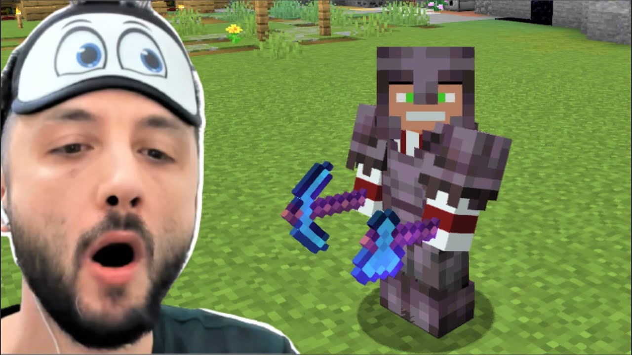 15 Dakikada NETHERİTE SET OLDUM 😎 Minecraft Tek Hardcore 3.Bölüm