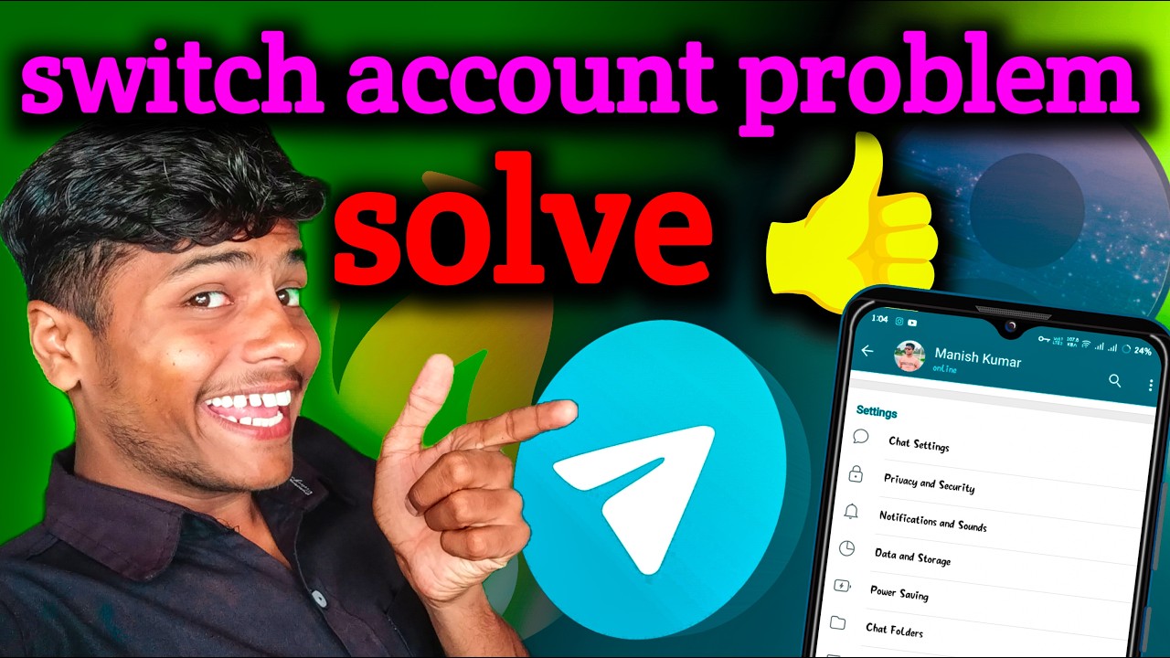 telegram account switch | telegram account switch kaise kare ✅💯. #exptipsmanish#tech#telegram