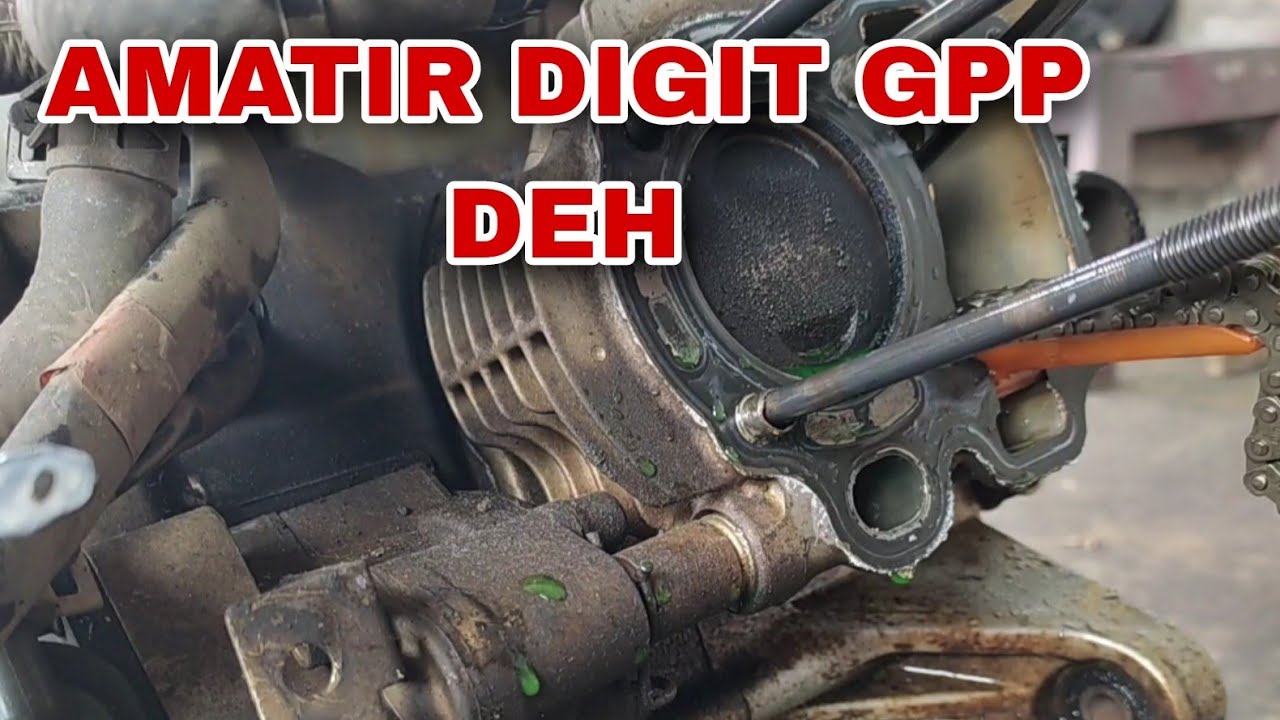 JARANG ORANG TAU Buka blok piston vario 110 tanpa buka waterpump Radiator