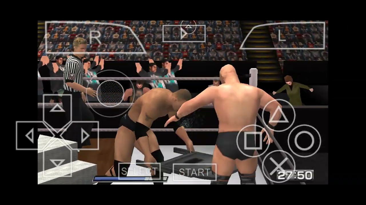 WWE 2k16 PPSSPP By Crocox111/ The Rock vs Stone Cold Steve Austin  - Extrême rules